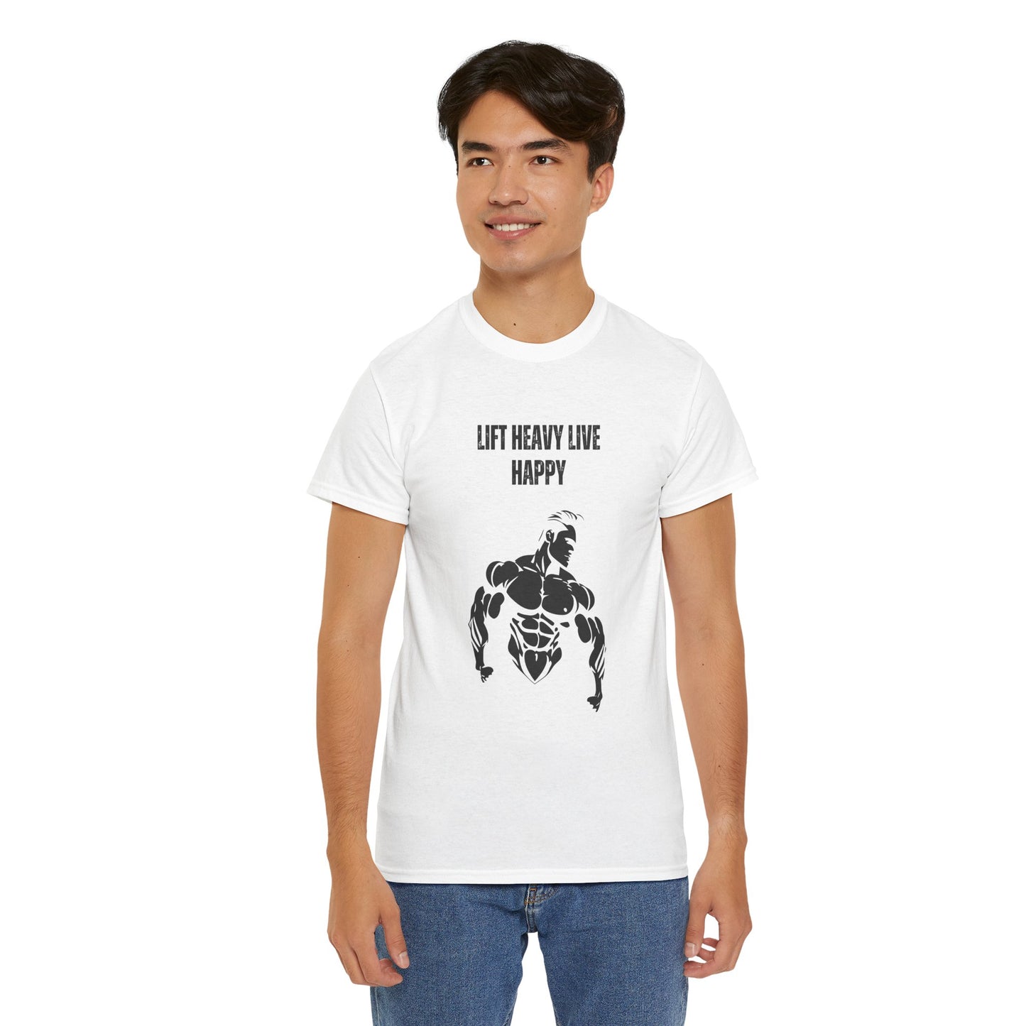 Lift Heavy Live Happy T-Shirt