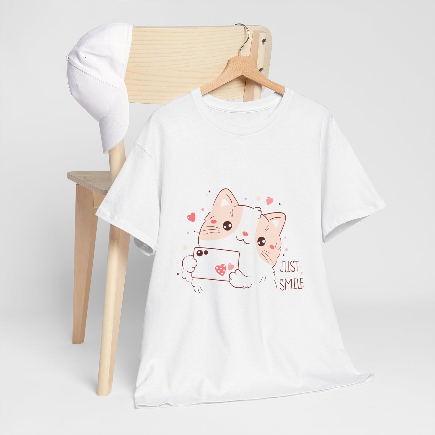 Just Smile Cat T-shirt