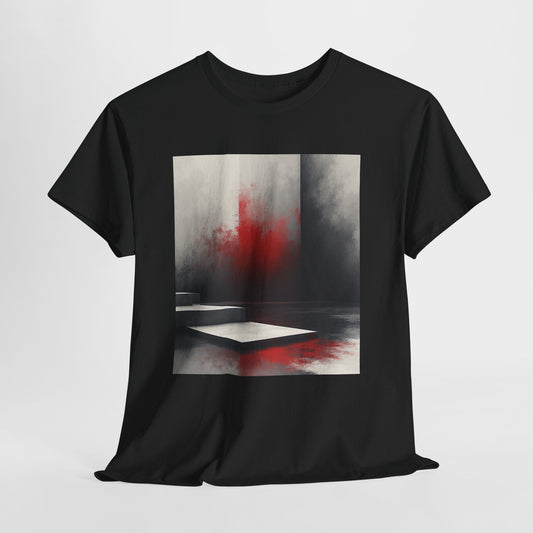 Abstract Red Mist Art T-Shirt