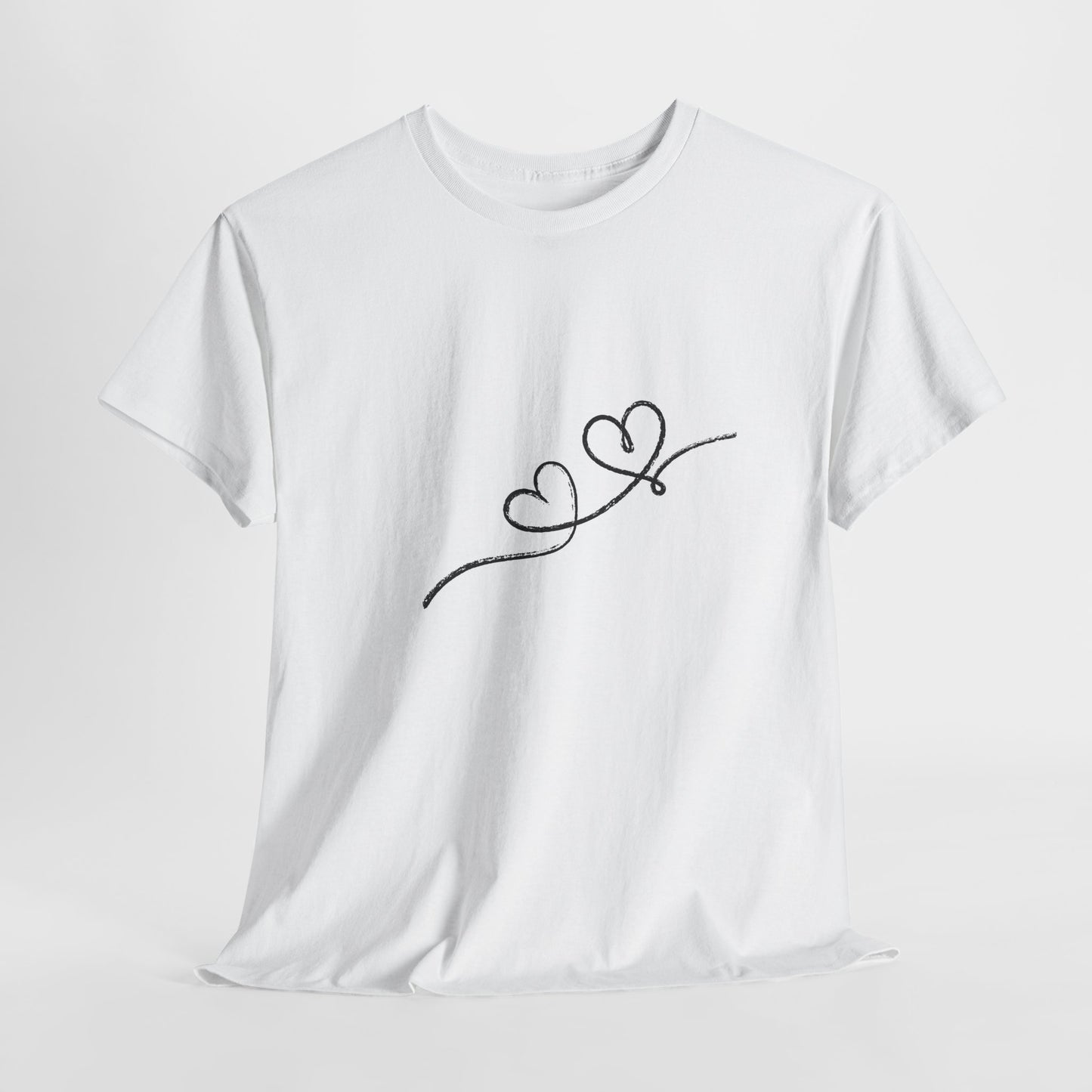 Minimal Heart Line T-shirt