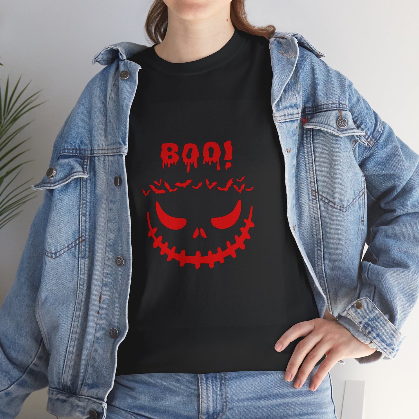 Halloween Boo Graphic T-shirt