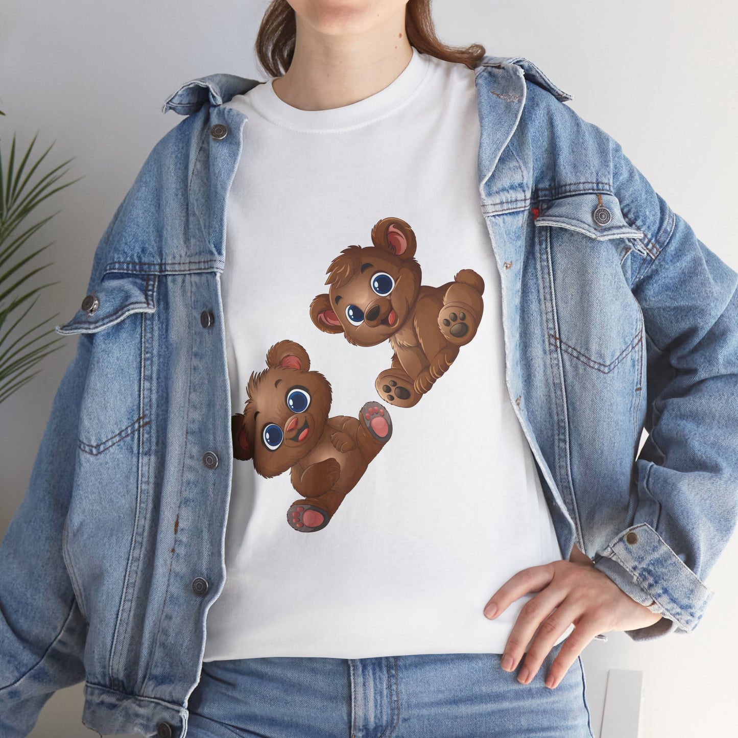 Cute  Bear Duo T‑Shirt
