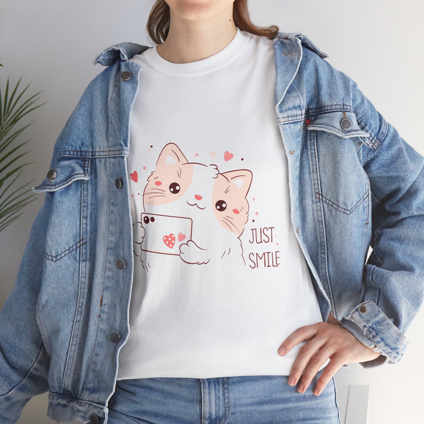 Just Smile Cat T-shirt
