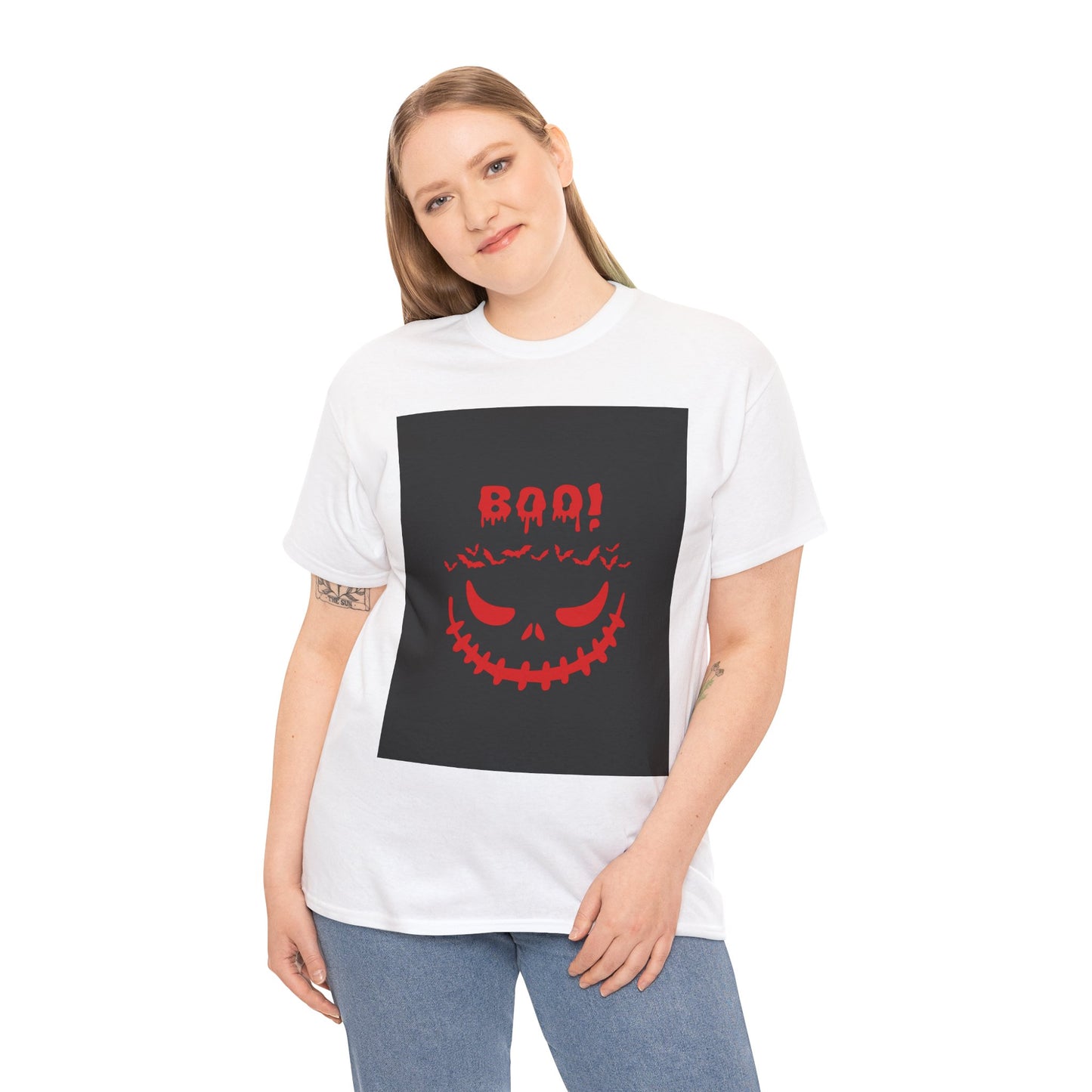 Halloween Boo Graphic T-shirt