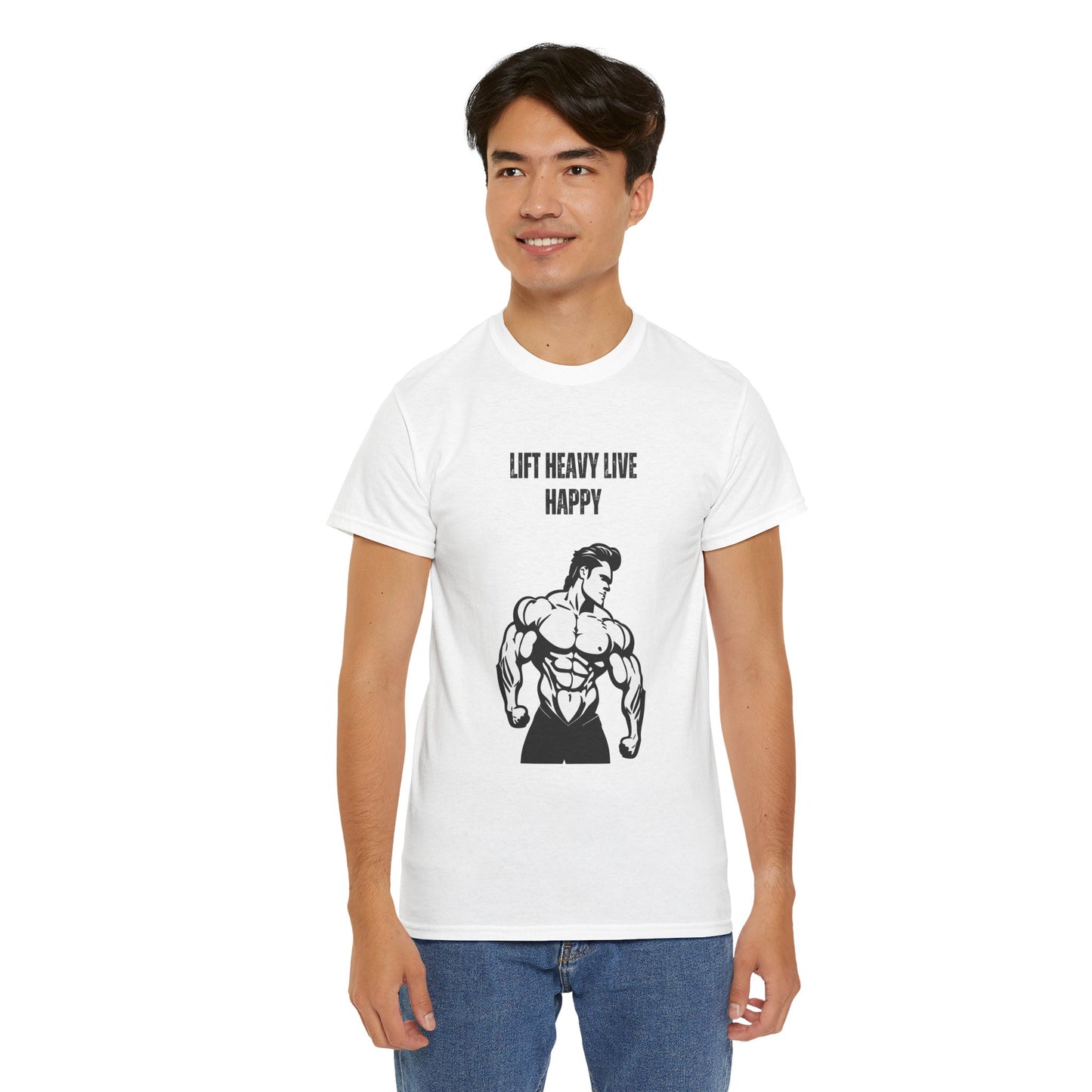 Lift Heavy Live Happy T-shirt