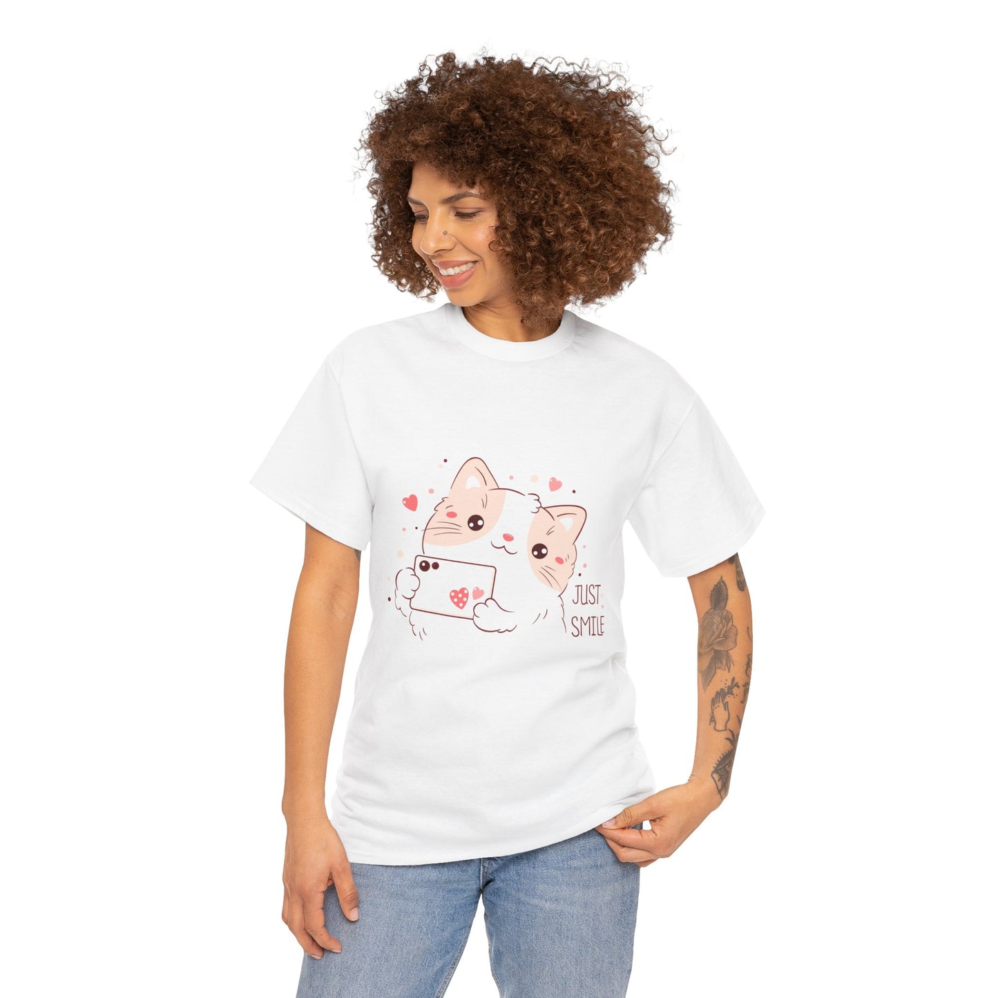 Just Smile Cat T-shirt