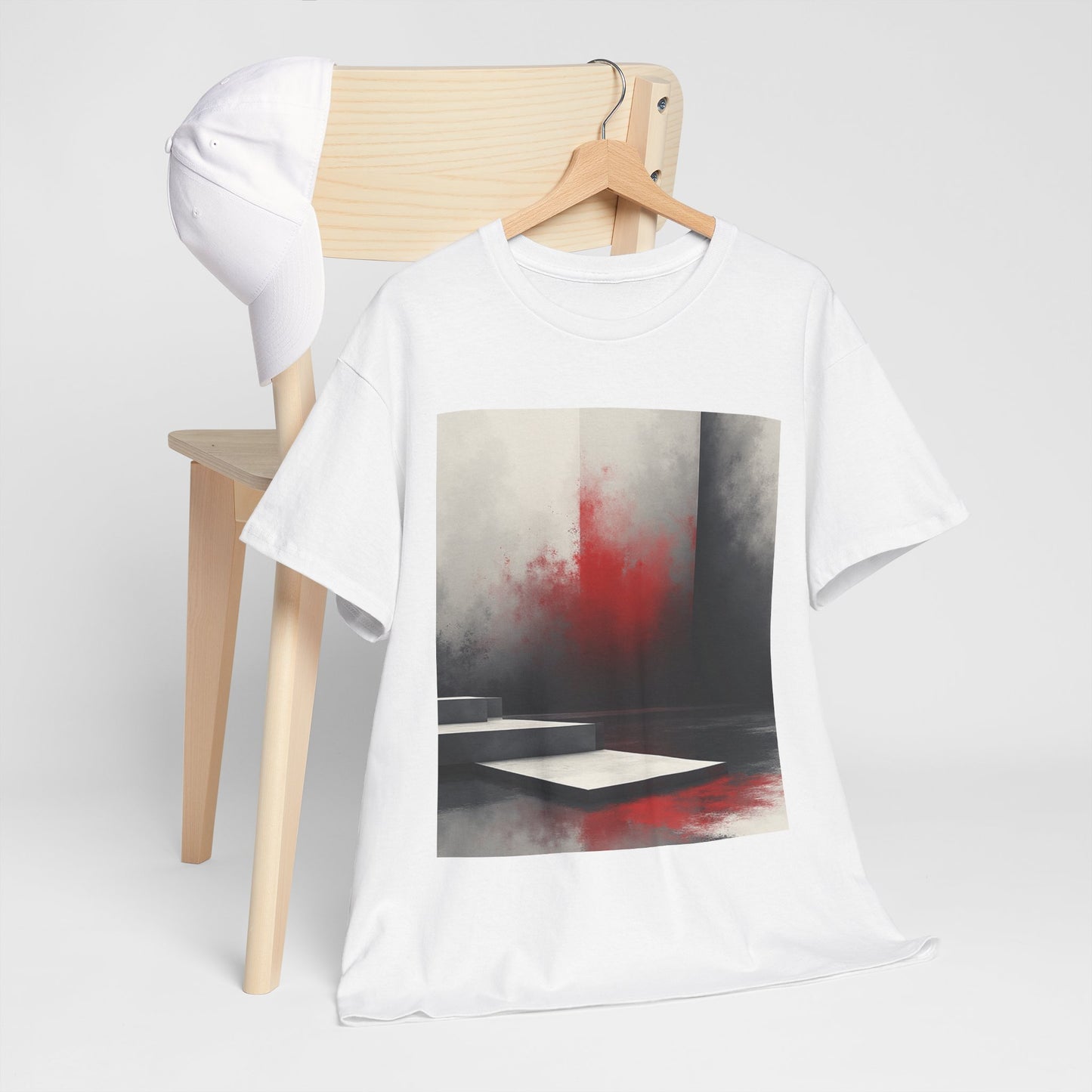 Abstract Red Mist T-shirt