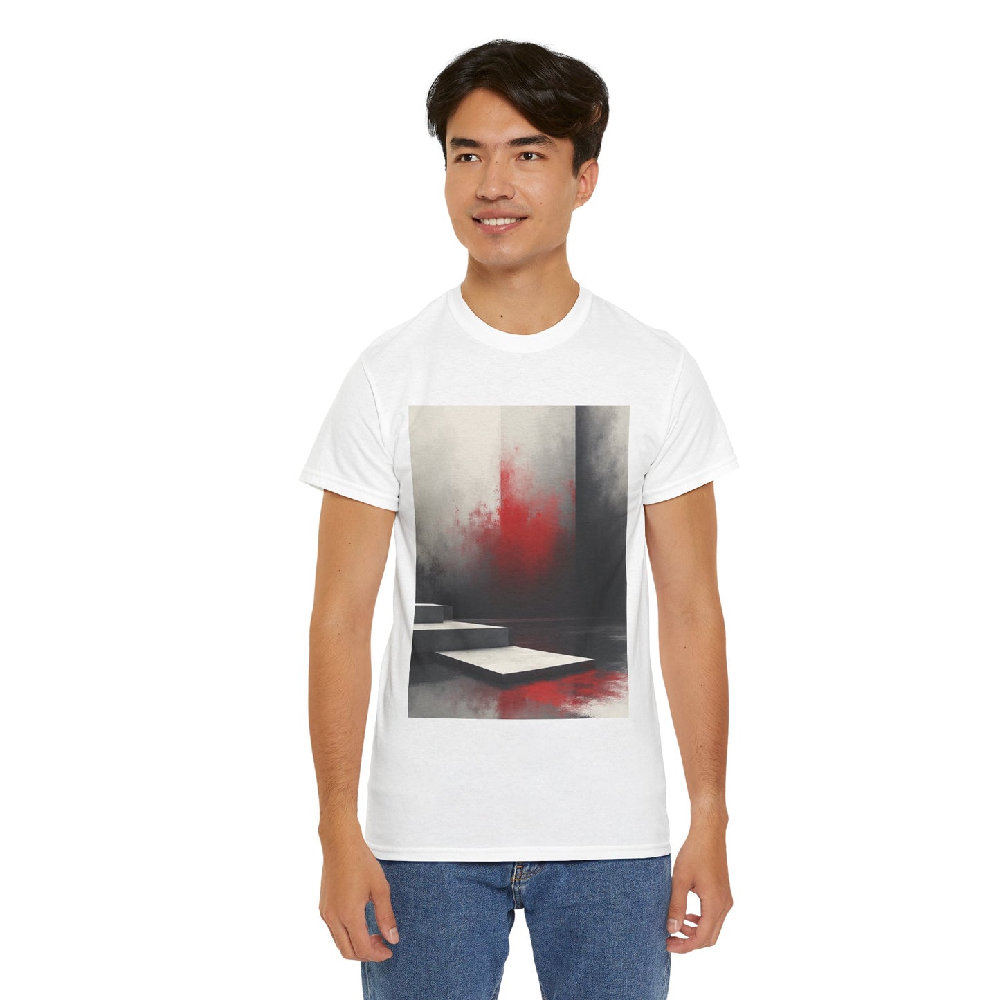 Abstract Red Mist T-shirt