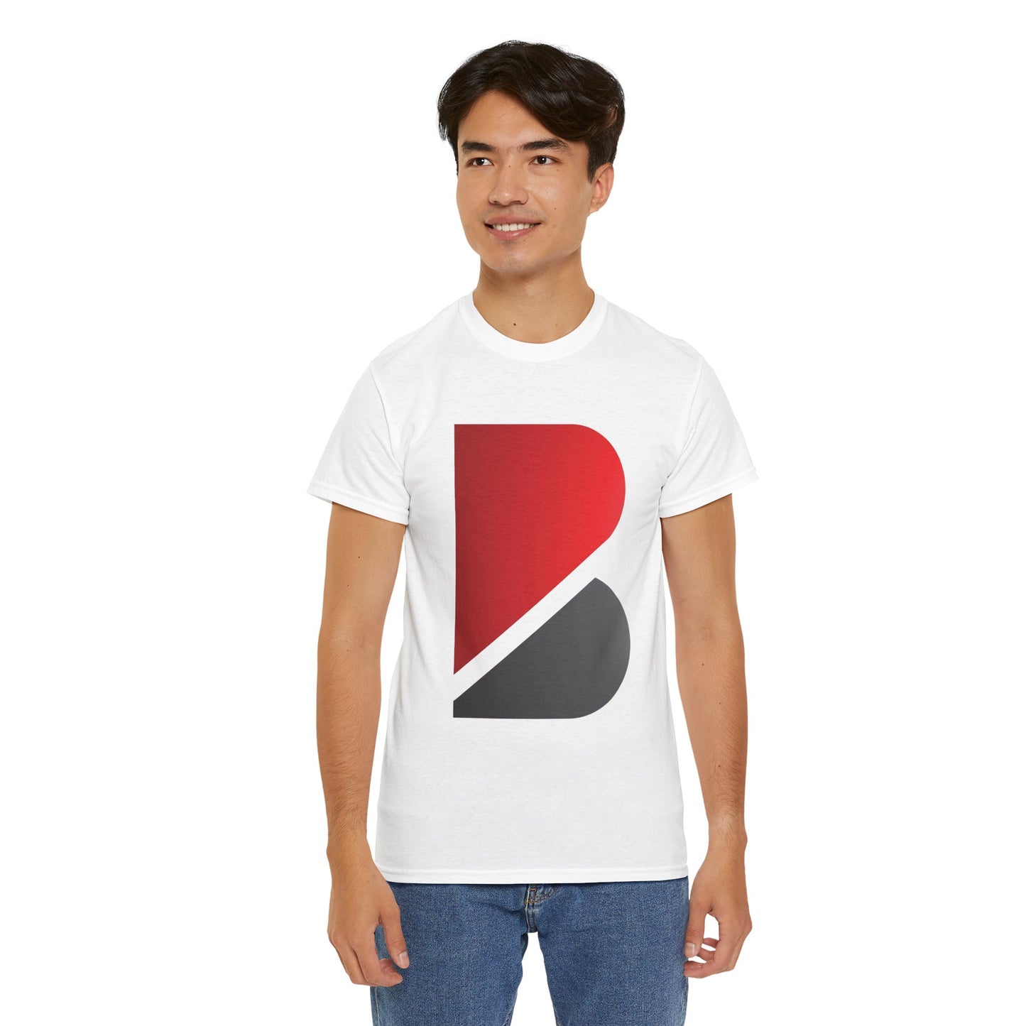 Red & Gray Modern B T-shirt