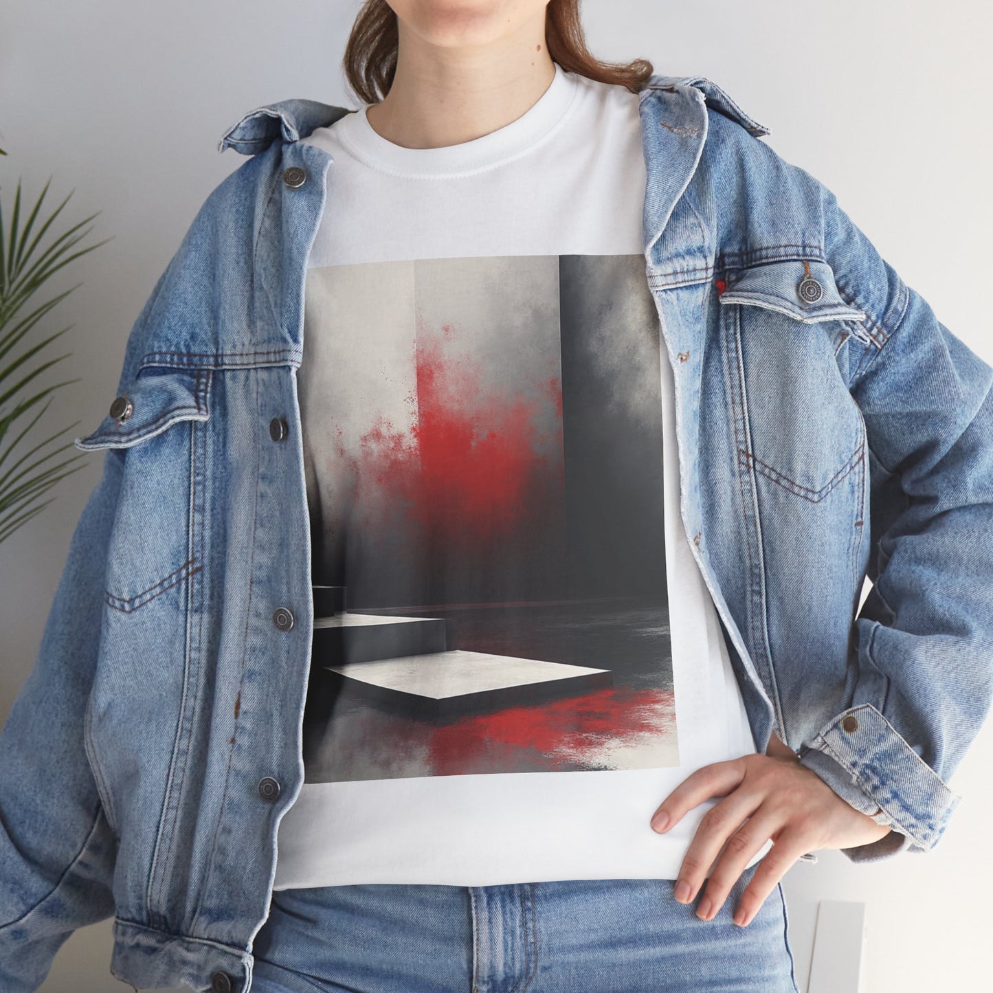 Abstract Red Mist T-shirt
