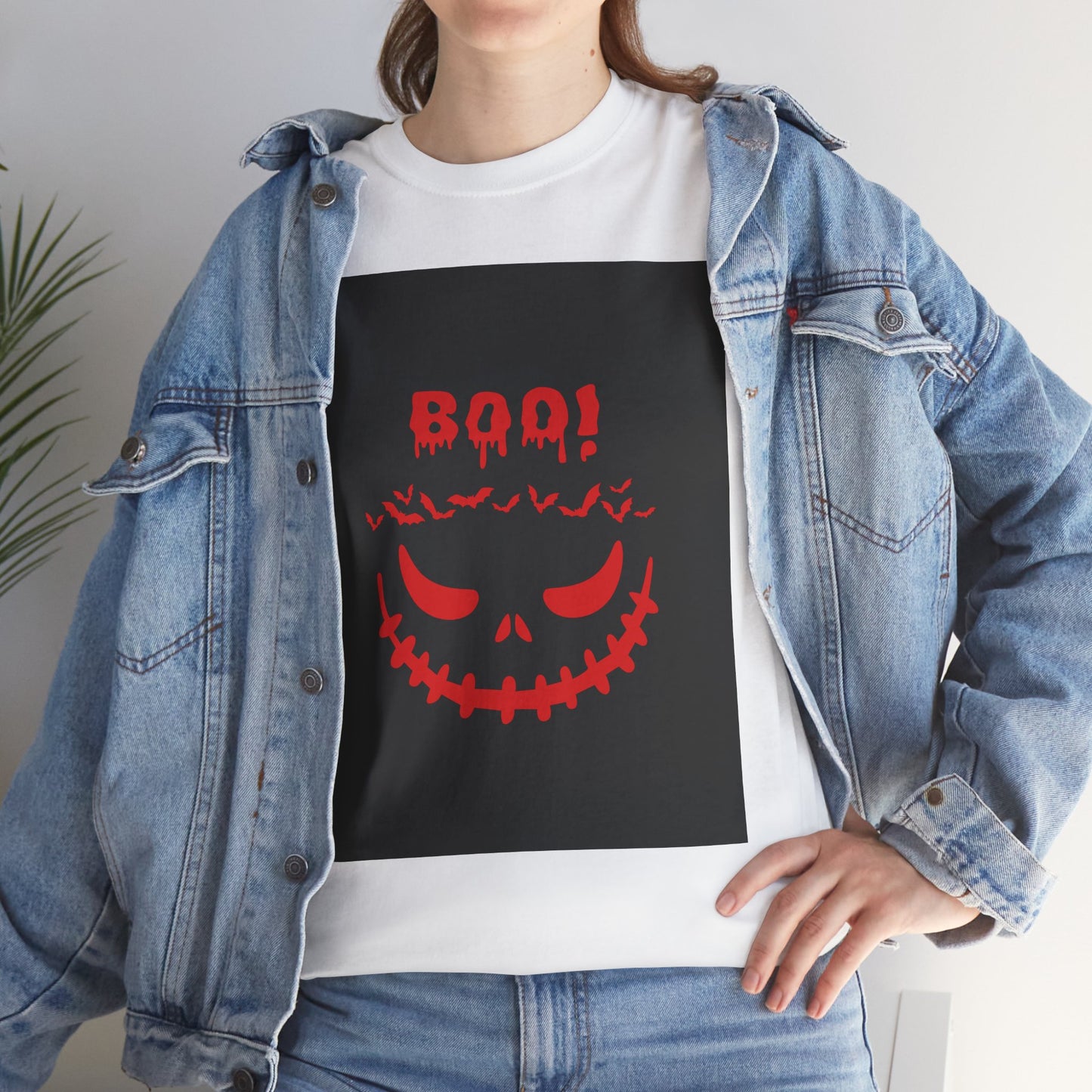 Halloween Boo Graphic T-shirt