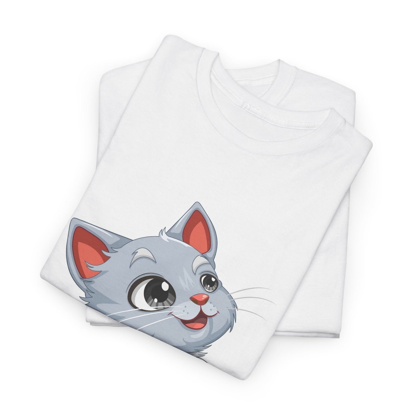 Cute Gray Kitten T‑Shirt