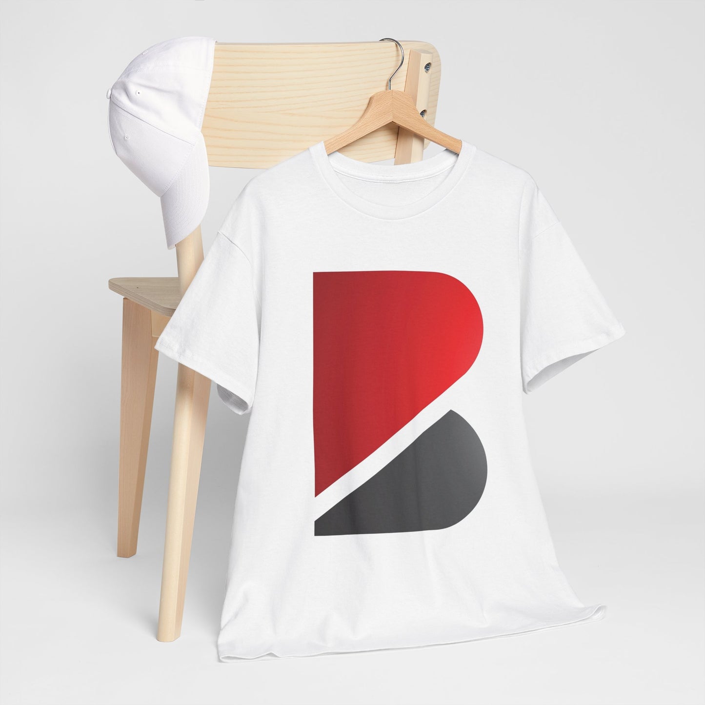Red & Gray Modern B T-shirt