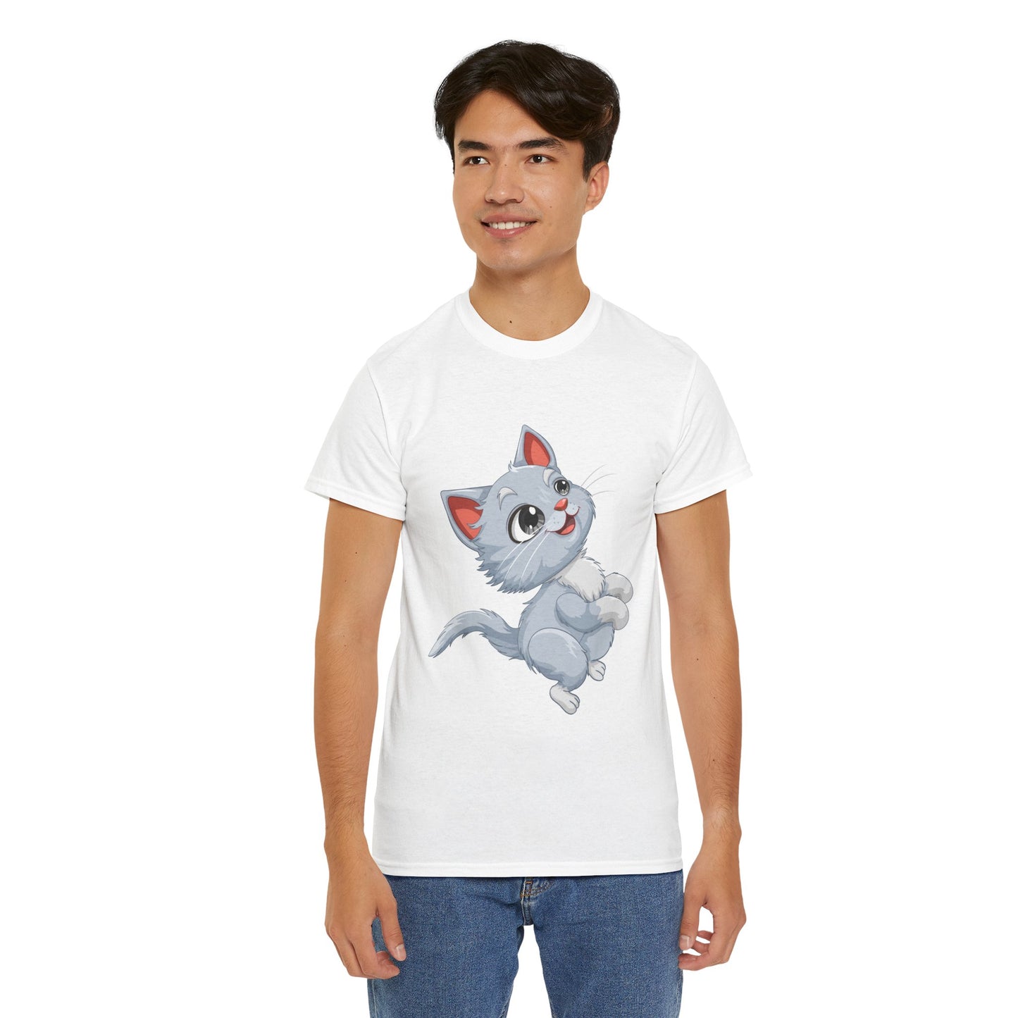 Cute Gray Kitten T‑Shirt