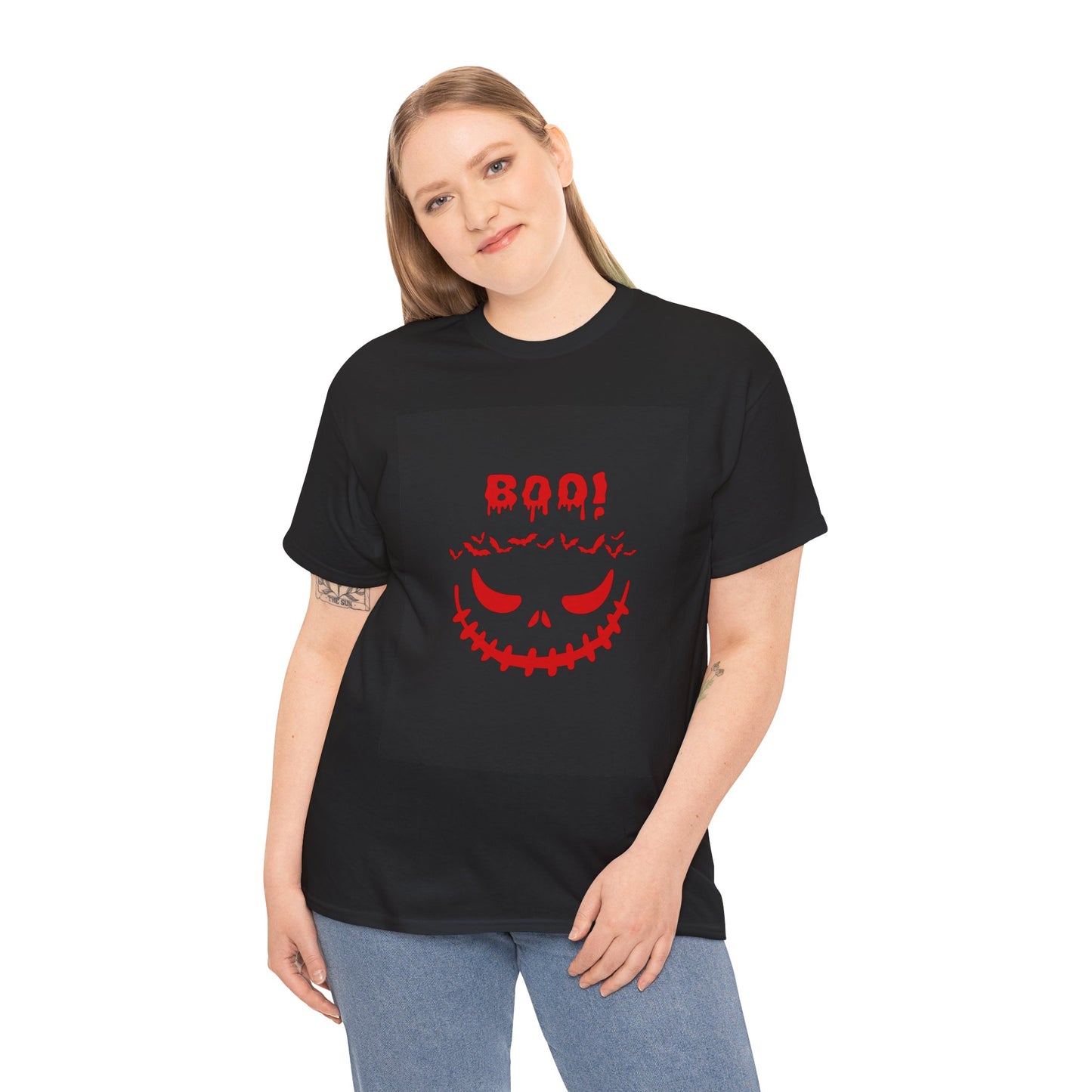 Halloween Boo Graphic T-shirt