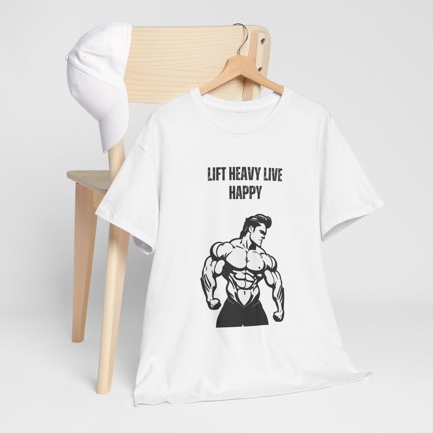 Lift Heavy Live Happy T-shirt