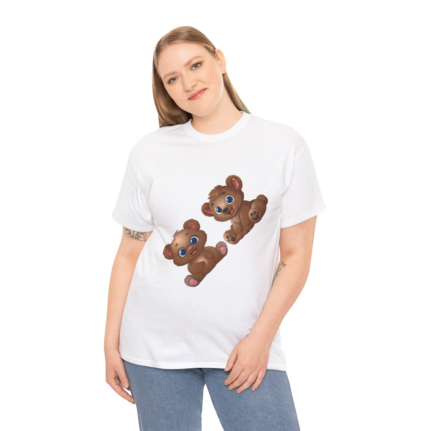 Cute  Bear Duo T‑Shirt