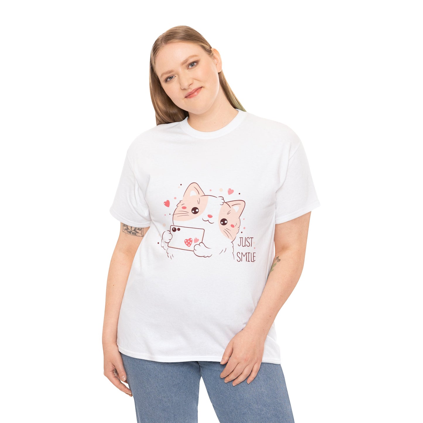 Just Smile Cat T-shirt