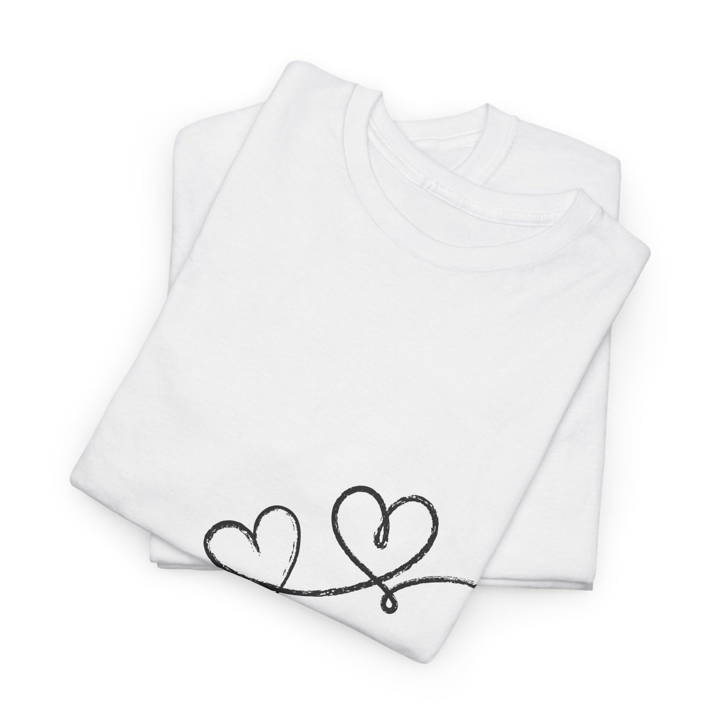 Minimal Heart Line T-shirt