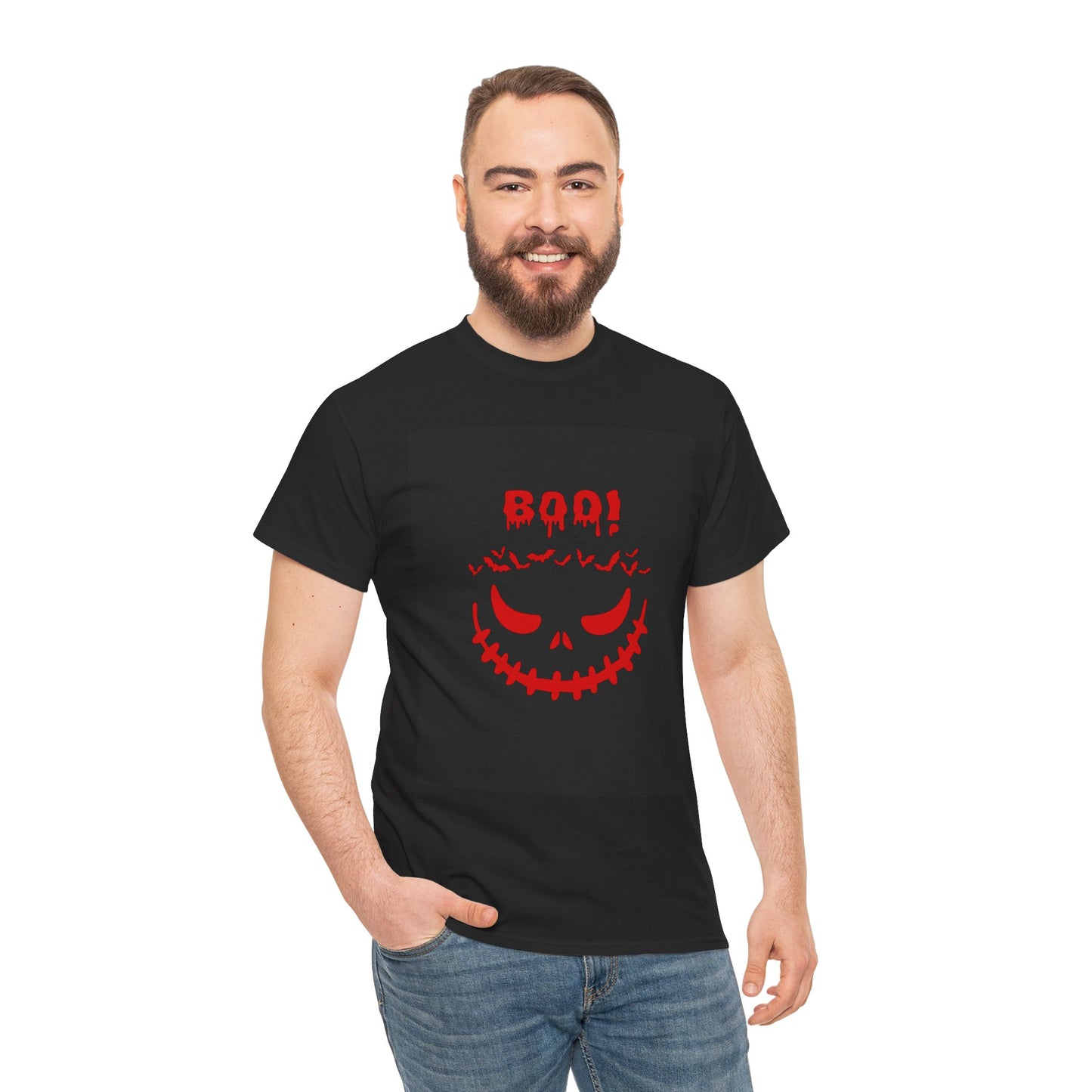 Halloween Boo Graphic T-shirt