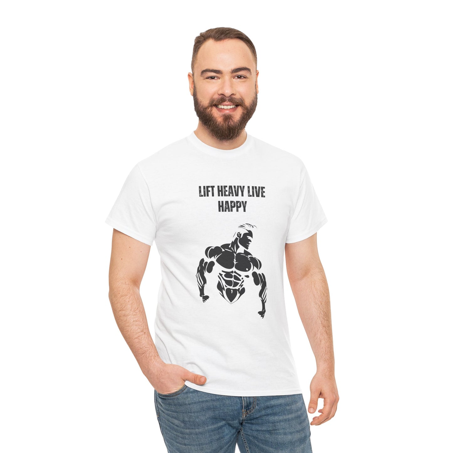 Lift Heavy Live Happy T-Shirt