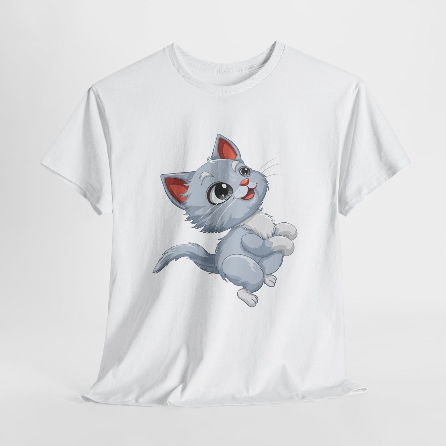 Cute Gray Kitten T‑Shirt