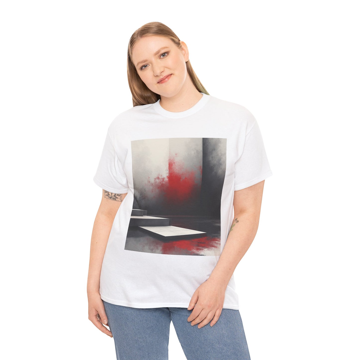Abstract Red Mist T-shirt