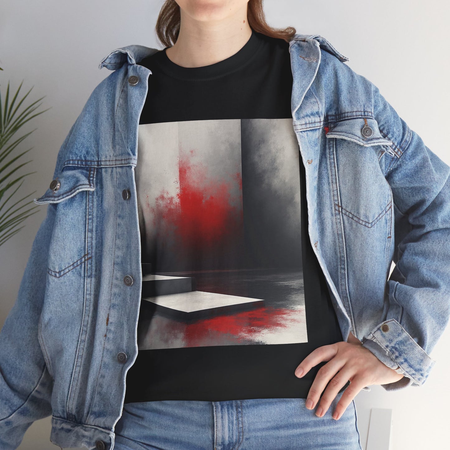 Abstract Red Mist Art T-Shirt
