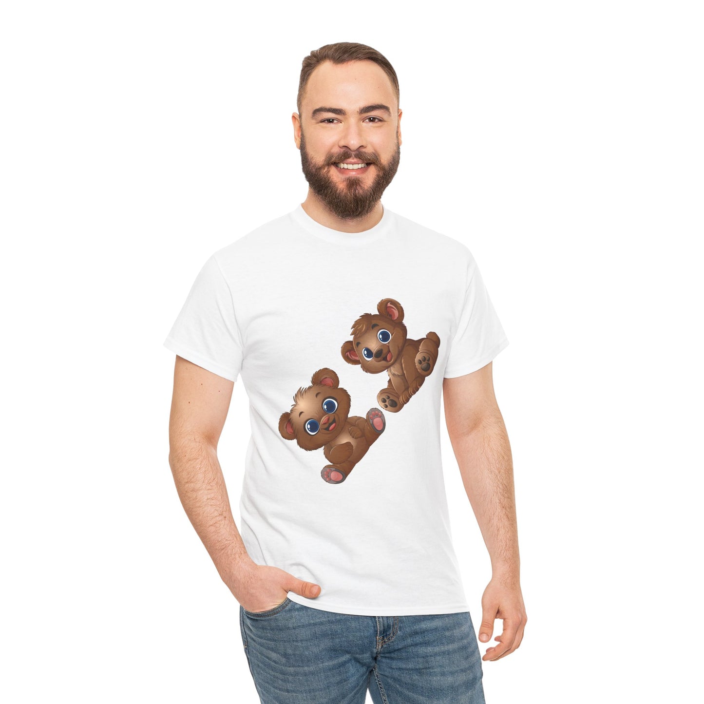 Cute  Bear Duo T‑Shirt