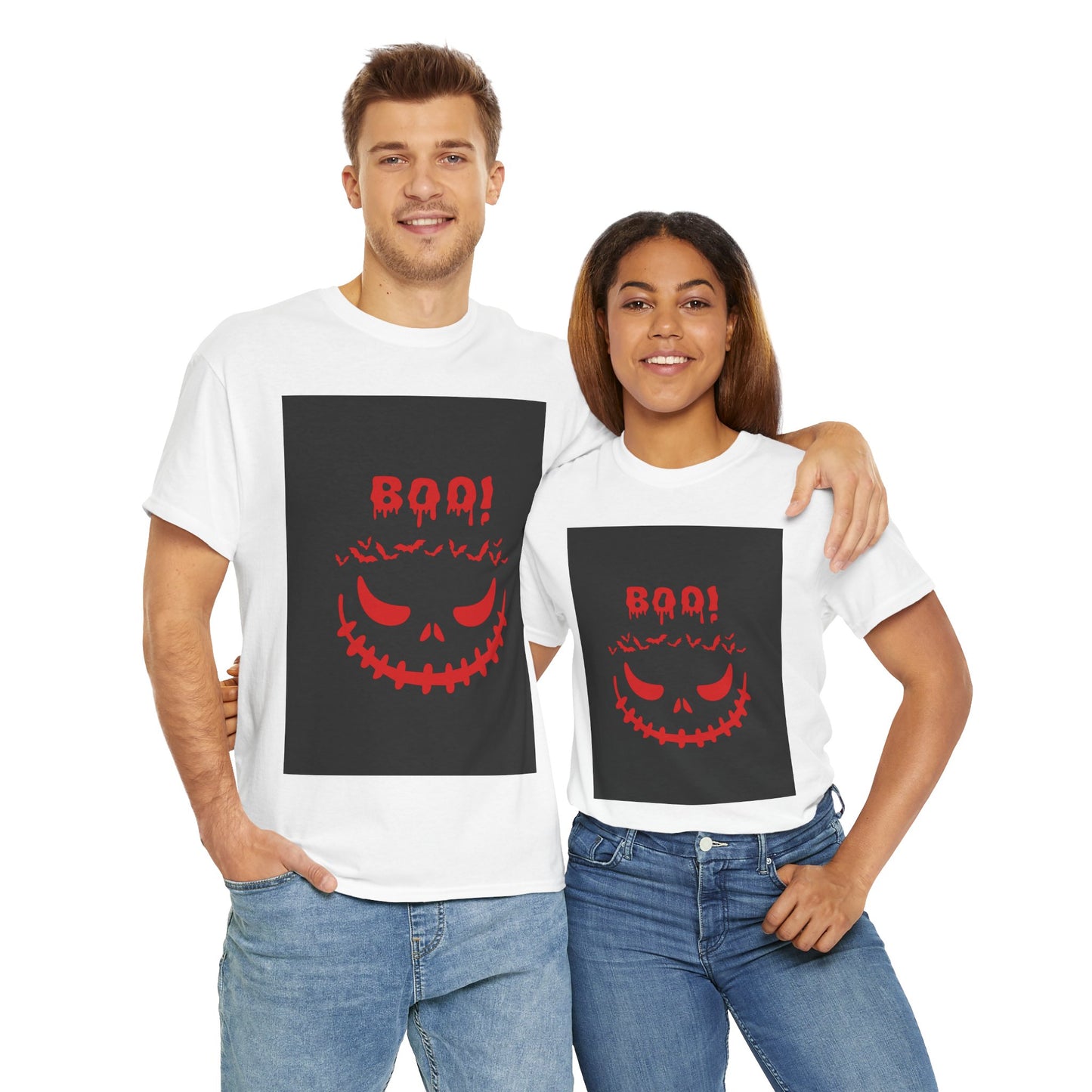 Halloween Boo Graphic T-shirt