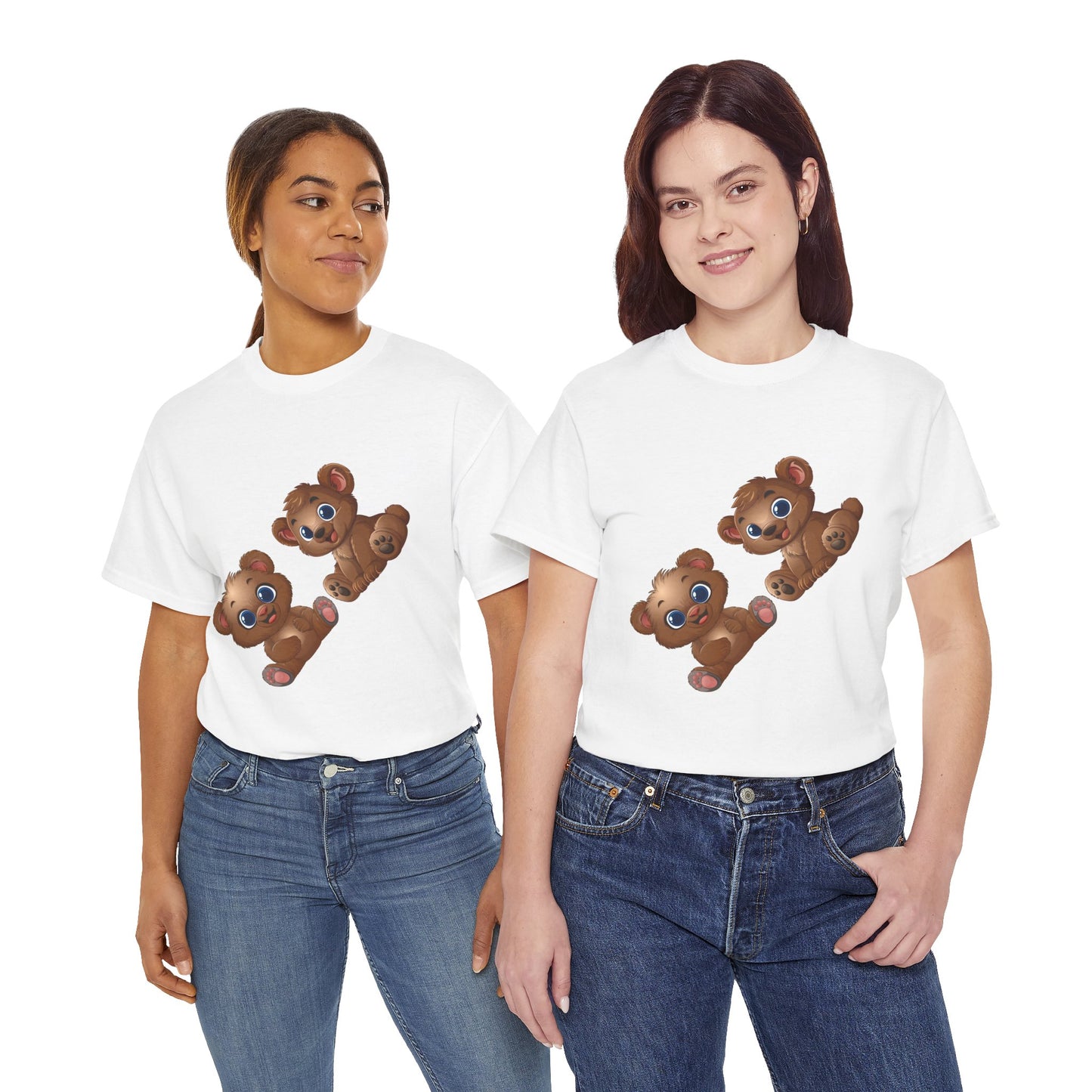 Cute  Bear Duo T‑Shirt