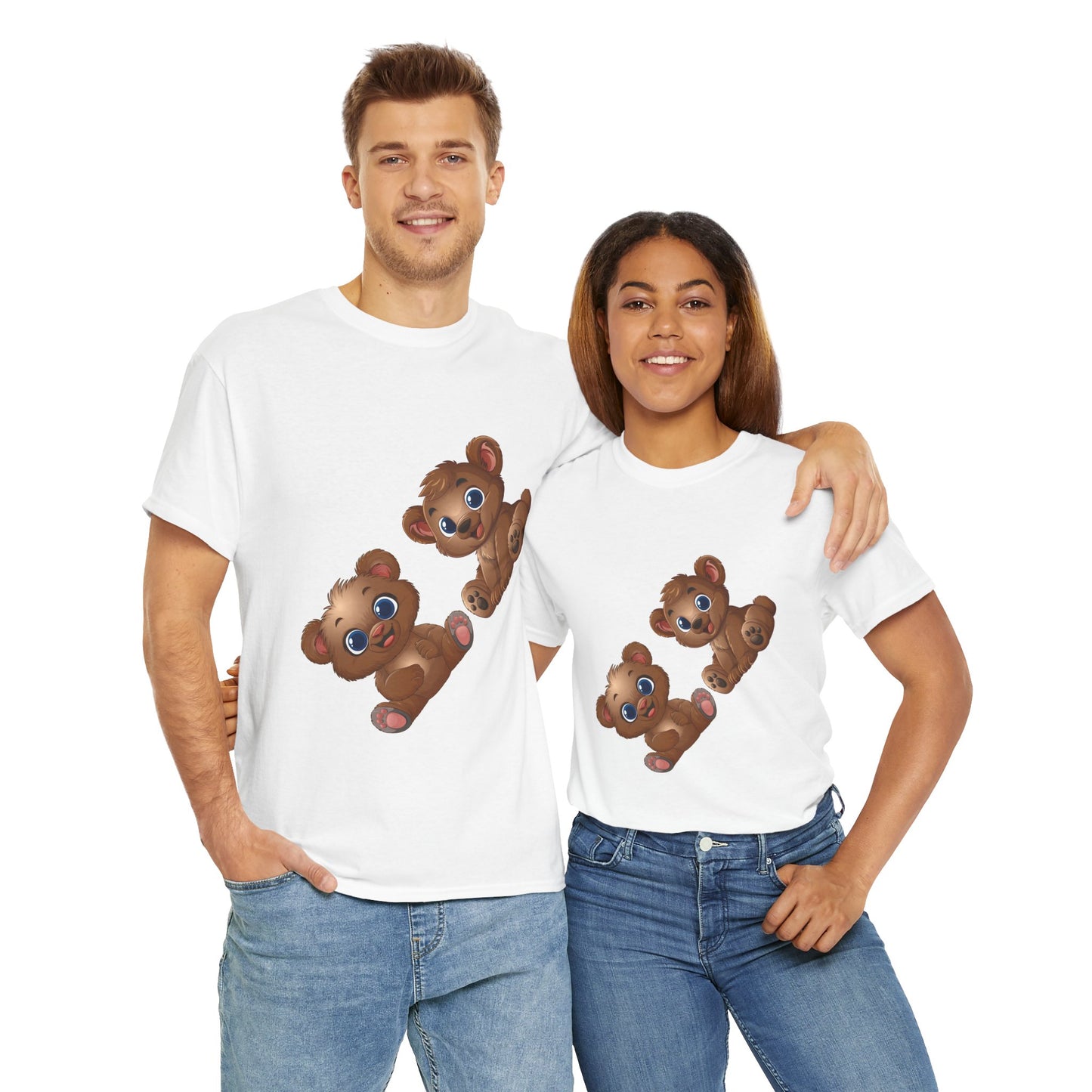 Cute  Bear Duo T‑Shirt